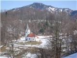 Polhograjska Grmada in Tošč Pogled na Sv.Uršulo